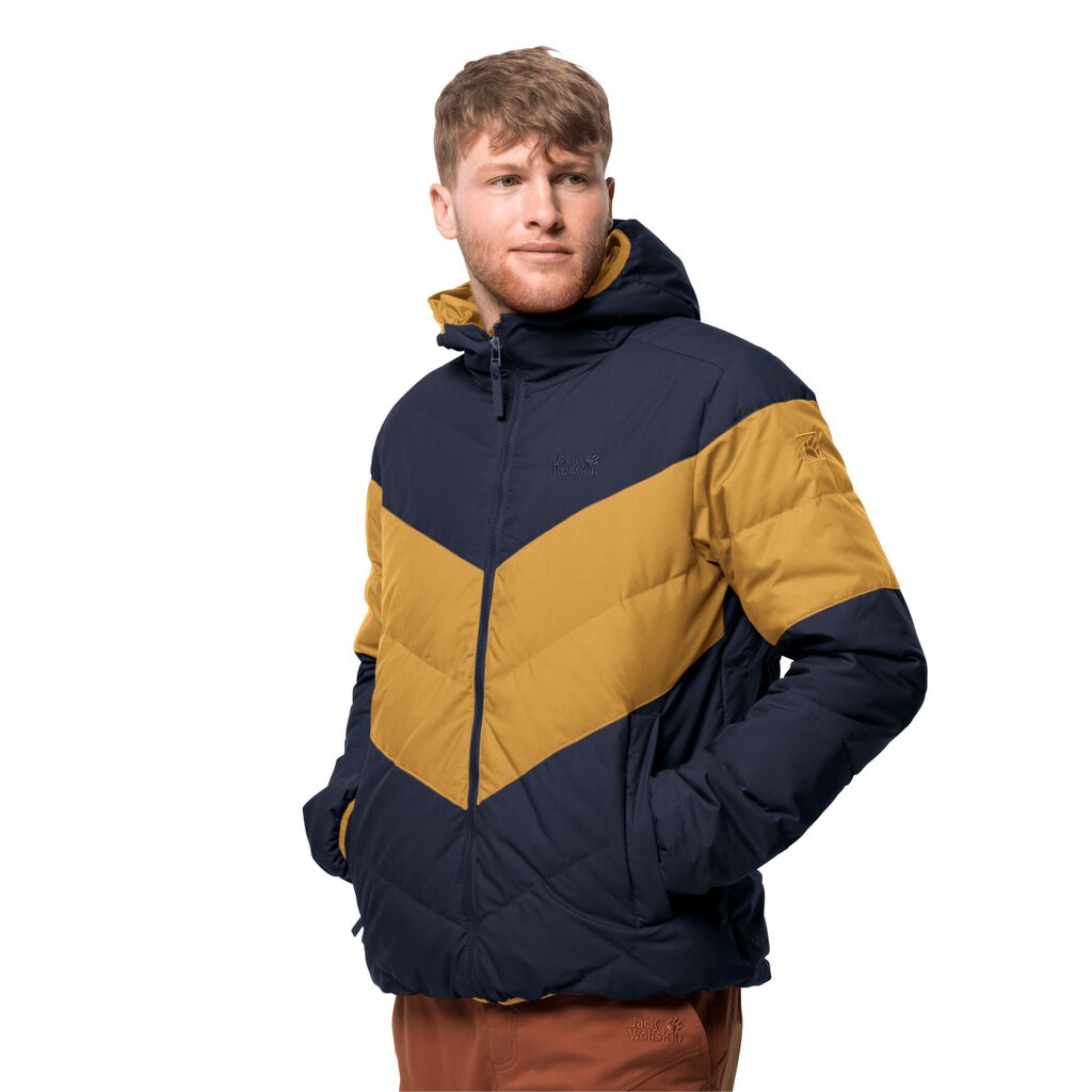 Jack Wolfskin BARROW BAY Vestes Homme Bleu - LOWRIKG-05